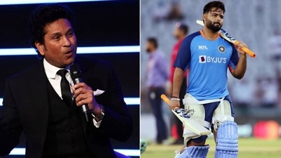 Sachin Tendulkar; Rishabh Pant Sachin Tendulkar; Rishabh Pant