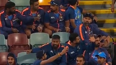 Team India players spotted watching Pakistan vs England Team India players spotted watching Pakistan vs England