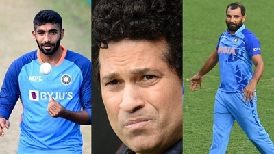 Jasorit Bumrah; Sachin Tendulkar; Mohammed Shami Jasorit Bumrah; Sachin Tendulkar; Mohammed Shami