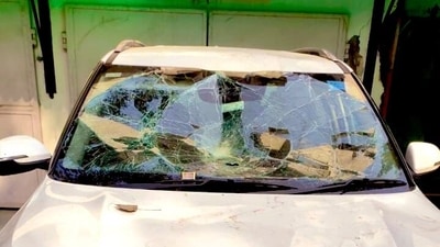 Delhi Commission for Women Chairperson Swati Maliwal informed that an unknown person intruded on her house in her absence and also vandalised her car. (PTI via Swati Maliwal's Twitter)