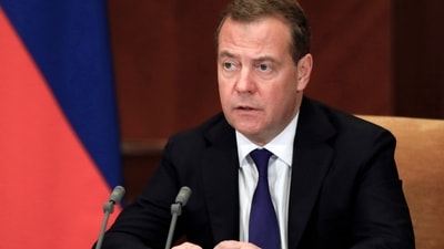 Russia-Ukraine War: Russian Security Council Deputy Chairman and head of the United Russia party Dmitry Medvedev. (AP)
