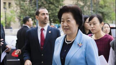 In China, vice-premier Sun Chunlan, who is set to retire, is known for being the only woman in the 25-member Politburo of the Communist Party of China (CPC), the second-most powerful body in the CPC hierarchy. (Getty Images) In China, vice-premier Sun Chunlan, who is set to retire, is known for being the only woman in the 25-member Politburo of the Communist Party of China (CPC), the second-most powerful body in the CPC hierarchy. (Getty Images)