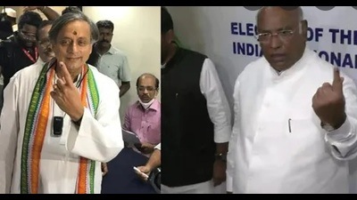 With 1,247 delegates, Uttar Pradesh Congress holds a considerable weight in deciding the fate of the election. (HT PHOTO)