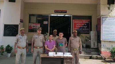 GB Nagar police arrest two Chinese nationals for online fraud GB Nagar police arrest two Chinese nationals for online fraud