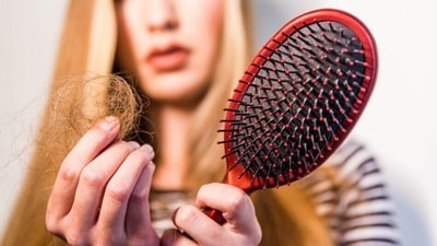 Hair care is an important part of our daily routine. A receding hairline can affect us mentally and emotionally. Hair care is extremely required – it is also linked to the food we eat and the lifestyle we lead. Nutritionist Anjali Mukerjee wrote, “To ensure your hair is healthy and strong, we must maintain the regular intake of a balanced diet rich in essential nutrients & vitamins, and limit the use of heat appliances whilst practising utmost caution with colour and chemical treatments.” She further shared a few tips to manage hair fall. (Unsplash) Hair care is an important part of our daily routine. A receding hairline can affect us mentally and emotionally. Hair care is extremely required – it is also linked to the food we eat and the lifestyle we lead. Nutritionist Anjali Mukerjee wrote, “To ensure your hair is healthy and strong, we must maintain the regular intake of a balanced diet rich in essential nutrients & vitamins, and limit the use of heat appliances whilst practising utmost caution with colour and chemical treatments.” She further shared a few tips to manage hair fall. (Unsplash)
