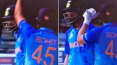 KL Rahul and Rohit Sharma (Screengrab) KL Rahul and Rohit Sharma (Screengrab)