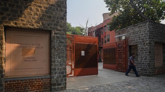 Delhi's Miranda House college. (HT Photo/File)