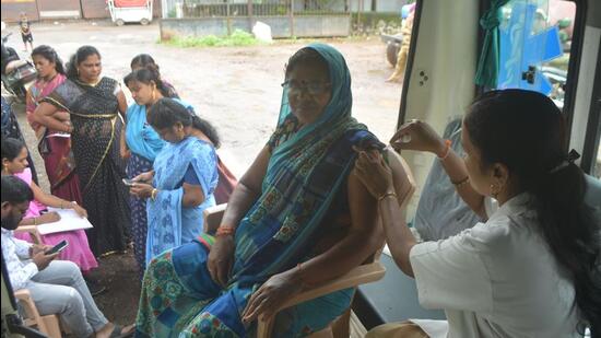 Vaccination in Pune district has reduced significantly, as per Co-WIN dashboard. ((PIC FOR REPRESENTATION))