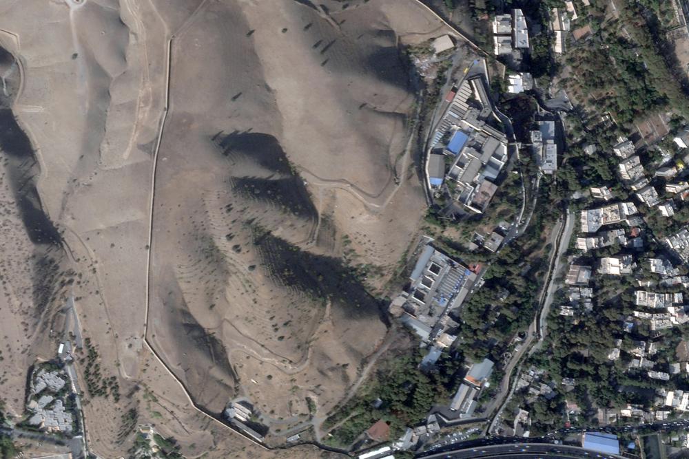 Satellite photo from Planet Labs PBC shows Evin prison in Tehran after a fire at the complex amid ongoing national protests in the country.(AP) Satellite photo from Planet Labs PBC shows Evin prison in Tehran after a fire at the complex amid ongoing national protests in the country.(AP)