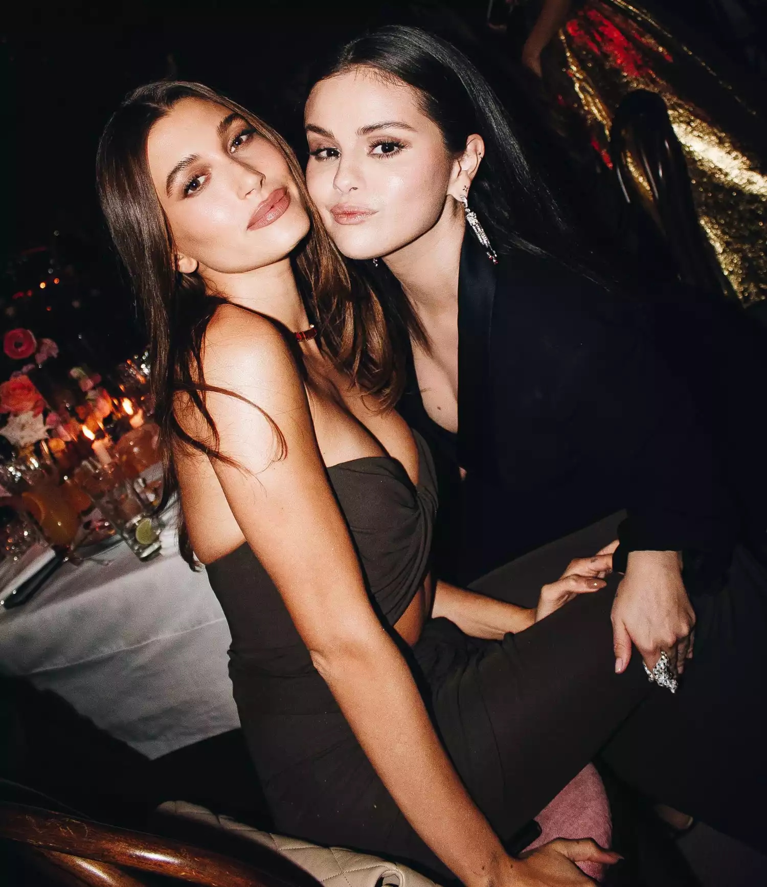Selena Gomez poses with Hailey Bieber at a recent event. Selena Gomez poses with Hailey Bieber at a recent event. 