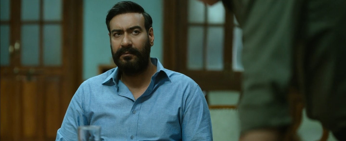 Drishyam 2 movie review: Ajay Devgn in a still from the film.