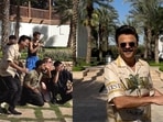 The image, taken from the viral video, shows Anil Kapoor recreating his iconic songs with Norway dance group Quick Style. The image, taken from the viral video, shows Anil Kapoor recreating his iconic songs with Norway dance group Quick Style. 