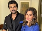 Ram Charan with wife Upasana Konidela. (file pic) Ram Charan with wife Upasana Konidela. (file pic)