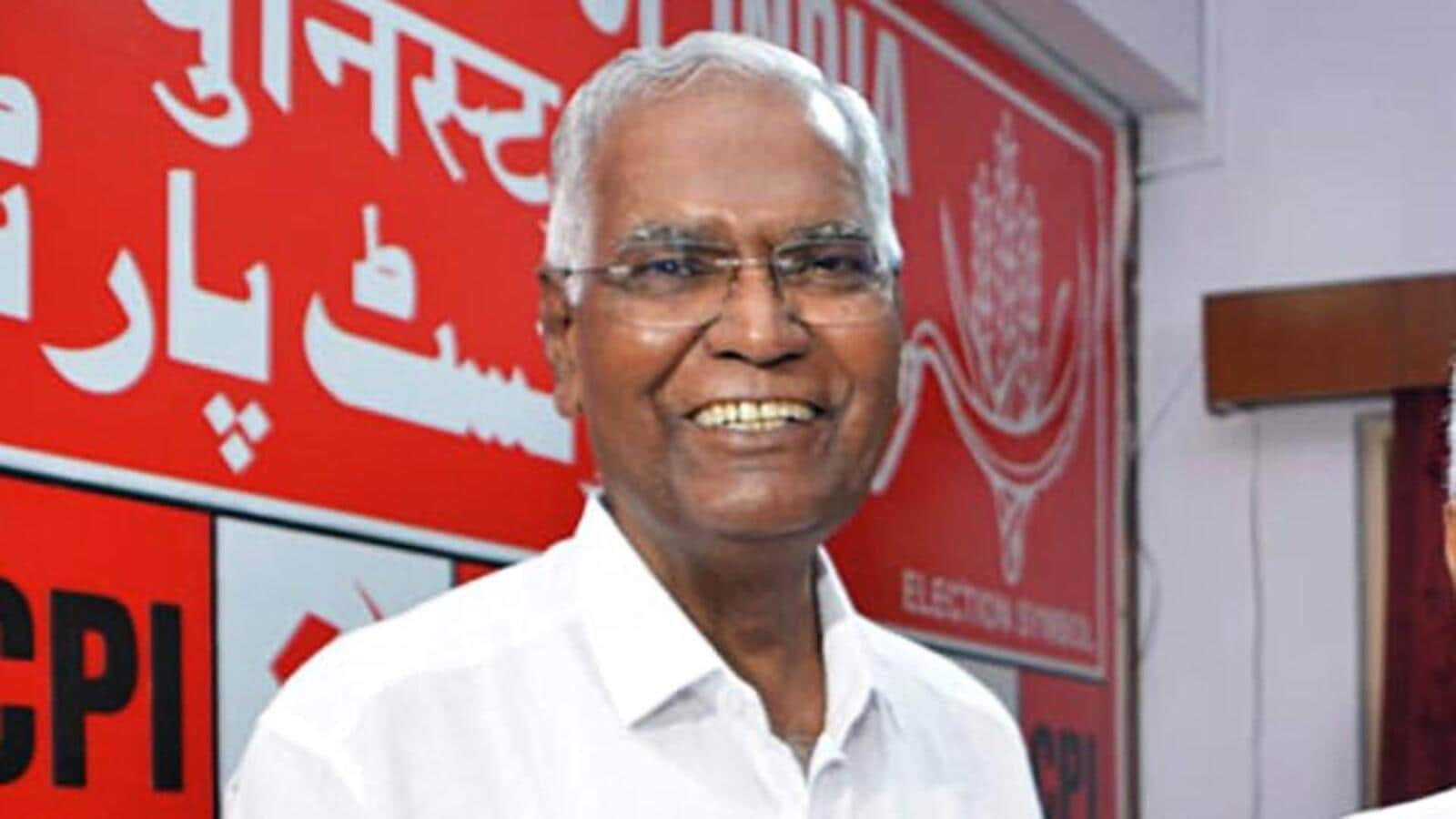 d-raja-gets-second-term-as-cpi-national-secretary-at-party-congress