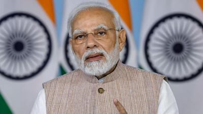 **EDS: IMAGE VIA PIB** New Delhi: Prime Minister Narendra Modi reviews the progress of National Maritime Heritage Complex site at Lothal, Gujarat, through video conferencing, in New Delhi, Tuesday, Oct. 18, 2022. (PTI Photo)(PTI10_18_2022_000285A) (PTI) **EDS: IMAGE VIA PIB** New Delhi: Prime Minister Narendra Modi reviews the progress of National Maritime Heritage Complex site at Lothal, Gujarat, through video conferencing, in New Delhi, Tuesday, Oct. 18, 2022. (PTI Photo)(PTI10_18_2022_000285A) (PTI)