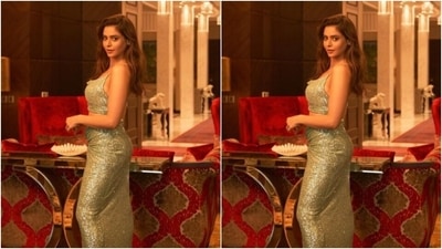 Aamna further accessorised her look for the day in classic white stilettos as she posed for the cameras. (Instagram/@aamnasharifofficial) Aamna further accessorised her look for the day in classic white stilettos as she posed for the cameras. (Instagram/@aamnasharifofficial)