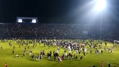 More than 40 children were among those killed in the city of Malang, East Java on October 1. (AFP)