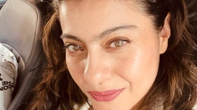 Kajol's latest selfie in a car.&nbsp;