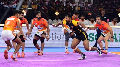 Puneri Paltan defeated Telugu Titans. (PKL)