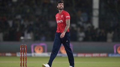 England's Reece Topley (AP) England's Reece Topley (AP)