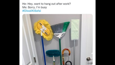 Do you relate to this ‘Diwali ki safai’ meme? (Twitter/@Namzzy123)