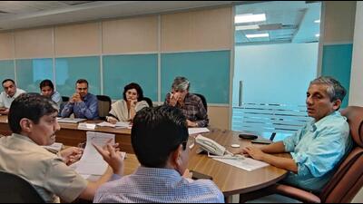 The 49th meeting of its weekly Core Planning Cell (CPC) in Gurugram on Tuesday. (HT Photo) The 49th meeting of its weekly Core Planning Cell (CPC) in Gurugram on Tuesday. (HT Photo)