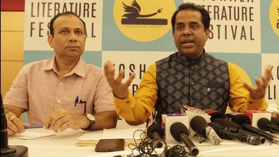 Festival founders Prashant Kumar Singh and Amitabh Singh Baghel (HT Photo) Festival founders Prashant Kumar Singh and Amitabh Singh Baghel (HT Photo)