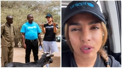 Priyanka Chopra shared a video from Kenya. Priyanka Chopra shared a video from Kenya. 