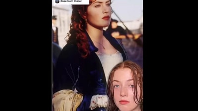 Woman transforms into Kate Winslet. (Instagram/@makeupbygeenahunt)