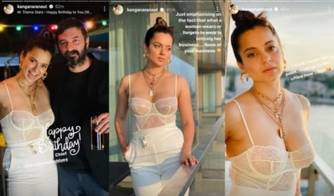Kangana Ranaut shared some throwback pictures on Instagram. Kangana Ranaut shared some throwback pictures on Instagram.