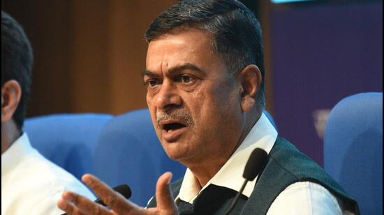 Union Minister for Power and New & Renewable Energy RK Singh. (HT file)