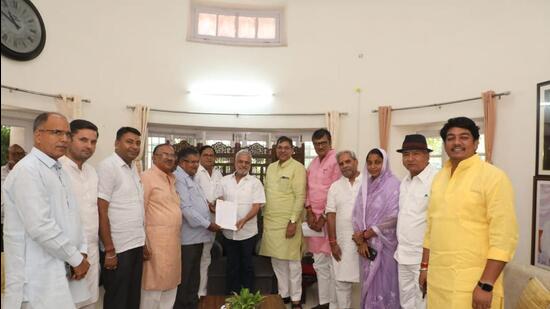 The Rajasthan BJP said the speaker should clarify the status of the resignation letters of 91 Congress MLAs (Twitter/BJP4Rajasthan) The Rajasthan BJP said the speaker should clarify the status of the resignation letters of 91 Congress MLAs (Twitter/BJP4Rajasthan)