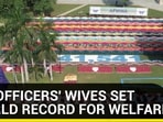 IAF OFFICERS' WIVES SET WORLD RECORD FOR WELFARE