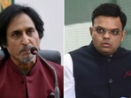 PCB chairman Ramiz Raja (Left) and ACC president Jay Shah(Getty/Twitter) PCB chairman Ramiz Raja (Left) and ACC president Jay Shah(Getty/Twitter)