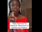Woman remakes Shakira's song.&nbsp;