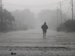 IMD’s cyclone monitoring division in charge - Ananda Kumar Das informed that post-monsoon cyclones have been more severe in the past two decades.(AP) IMD’s cyclone monitoring division in charge - Ananda Kumar Das informed that post-monsoon cyclones have been more severe in the past two decades.(AP)