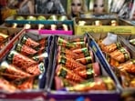The guidelines have been issued to maintain the air quality and sound levels in the state during Diwali. (HT File Photo) The guidelines have been issued to maintain the air quality and sound levels in the state during Diwali. (HT File Photo)