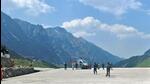 The helicopter services for Kedarnath resumed on Wednesday morning. (HT Photo) The helicopter services for Kedarnath resumed on Wednesday morning. (HT Photo)