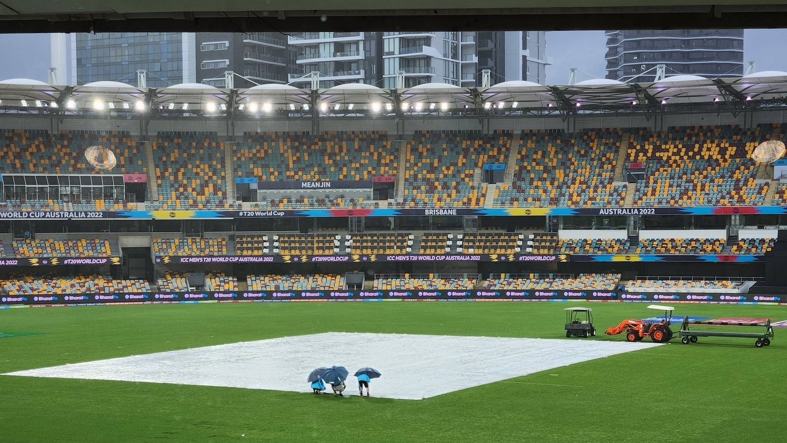 India vs New Zealand T20 World Cup warm-up Highlights Match called off due to rain in Brisbane Hindustan Times