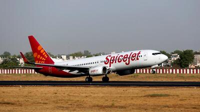 A SpiceJet passenger Boeing 737-800 aircraft takes off from Sardar Vallabhbhai Patel international airport in Ahmedabad. (REUTERS File Photo) A SpiceJet passenger Boeing 737-800 aircraft takes off from Sardar Vallabhbhai Patel international airport in Ahmedabad. (REUTERS File Photo)