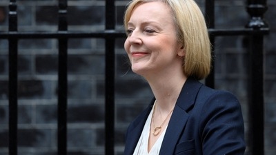 Liz Truss: British Prime Minister Liz Truss is seen. (Reuters)