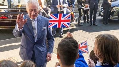 King Charles III: Britain's King Charles III is welcomed as he arrives to meet with members and staff of the association "Project Zero". (AFP) King Charles III: Britain's King Charles III is welcomed as he arrives to meet with members and staff of the association "Project Zero". (AFP)