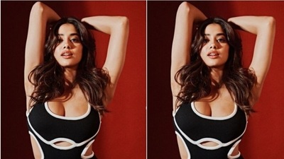 Janhvi, a day back, shared a slew of pictures from her promotion diaries and gave us fresh fashion inspo in a monochrome attire. (Instagram/@janhvikapoor) Janhvi, a day back, shared a slew of pictures from her promotion diaries and gave us fresh fashion inspo in a monochrome attire. (Instagram/@janhvikapoor)