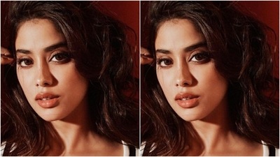 Janhvi played muse to fashion designer house Frisky and picked a long dress for the promotions. (Instagram/@janhvikapoor) Janhvi played muse to fashion designer house Frisky and picked a long dress for the promotions. (Instagram/@janhvikapoor)