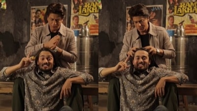 Bhuvan Bam recalled when he got a head massage from Shah Rukh Khan. Bhuvan Bam recalled when he got a head massage from Shah Rukh Khan.