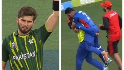 Shaheen Shah Afridi's yorker hurt Afghanistan batter Rahmanullah Gurbaz Shaheen Shah Afridi's yorker hurt Afghanistan batter Rahmanullah Gurbaz