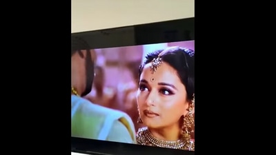 Madhuri Dixit in Devdas. (Instagram/@heartart01.)