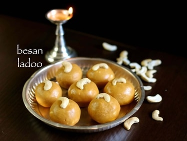 Besan ke ladoo recipe (Pinterest)