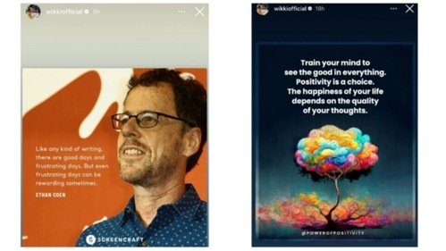 Karan Johar shares posts on frustrating days and power of positive thoughts via Instagram Stories. Karan Johar shares posts on frustrating days and power of positive thoughts via Instagram Stories.