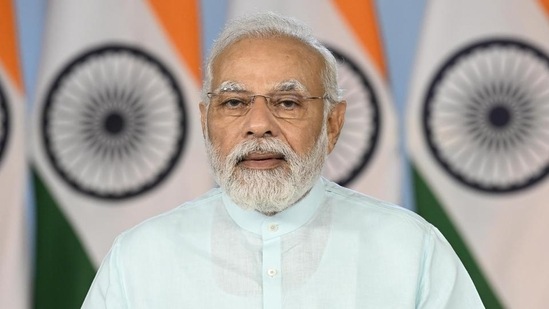 PM Modi congratulates Mallikarjun Kharge on being elected Cong president(PTI) PM Modi congratulates Mallikarjun Kharge on being elected Cong president(PTI)